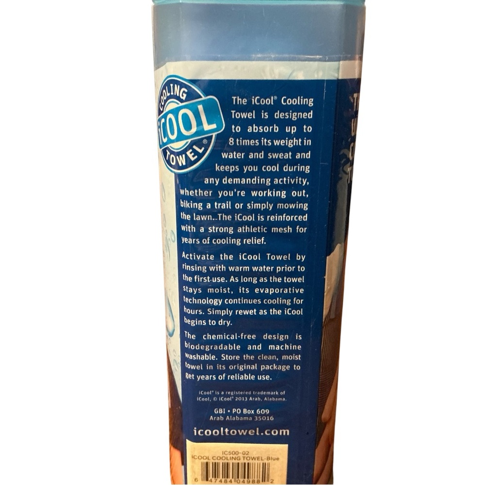 Set of Cooling Towels-Blue & Red - Picture 4 of 11